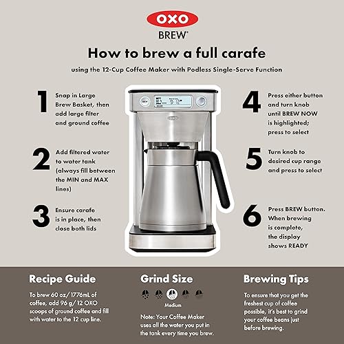 OXO Brew 12-Cup Coffee Maker T3183