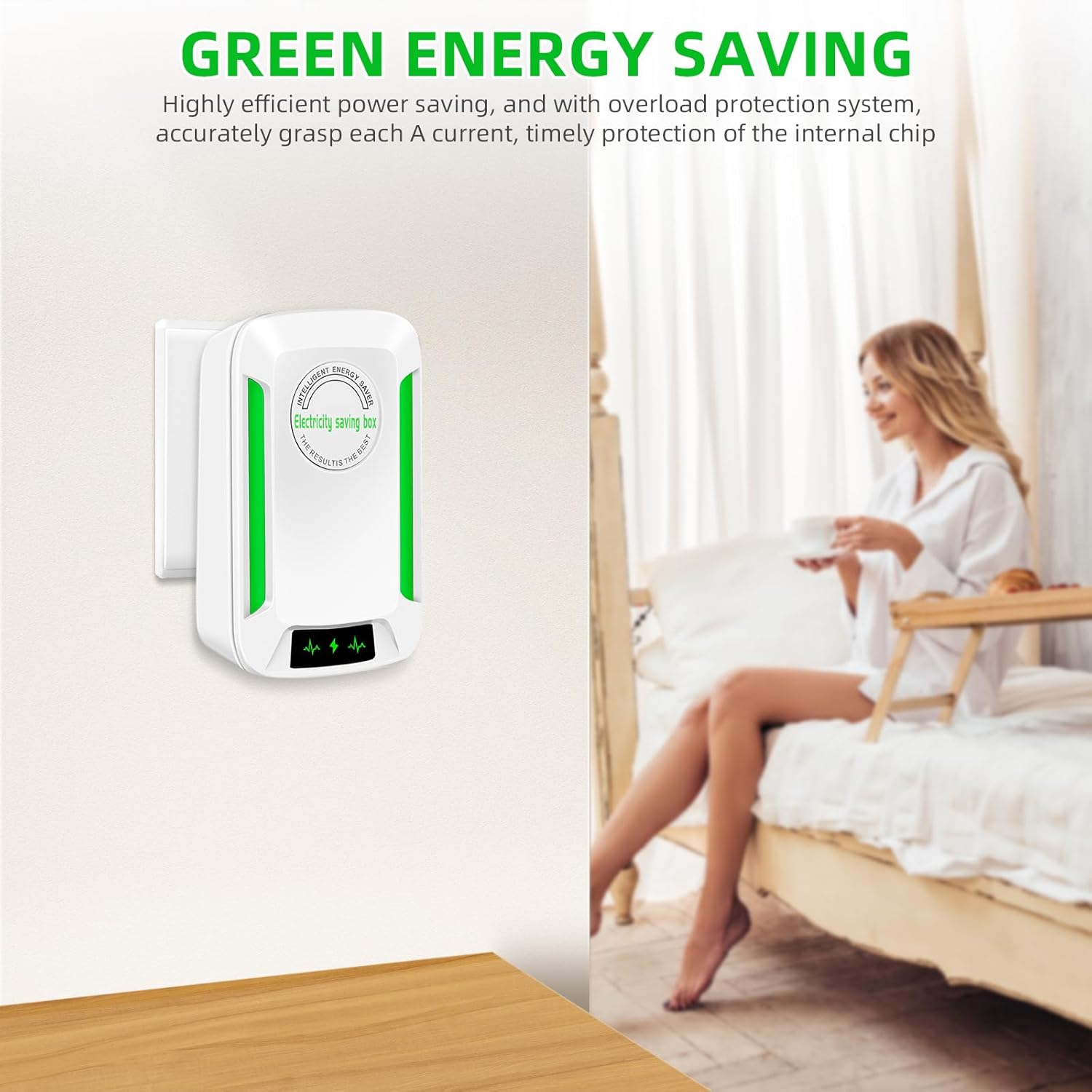 Pro Power Saver Electricity Saving Device US Plug 90V-250V 60KW 4 Pack Y317