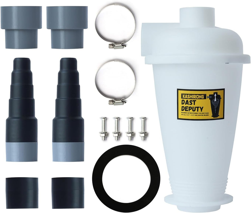 Shop Vacuum Vac Super Cyclone Dust Collectors For Woodworking Dust Deputy Separator Collection Wen Systems Extractor Sawdust Bucket Drywall Canister Filter Deputy Right Small Vortex HEPA Air Mini