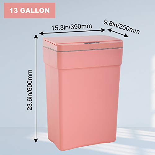 Dkelincs 13 Gallon Motion Sensor Trash Can with Lid B9532