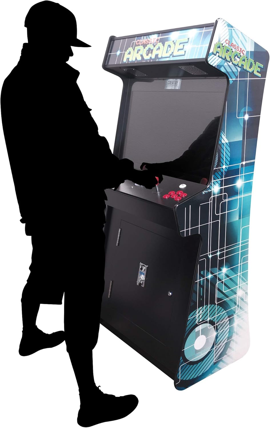 Creative Arcades Full Size 2 Player Arcade Machine with 32" LCD Screen C3153