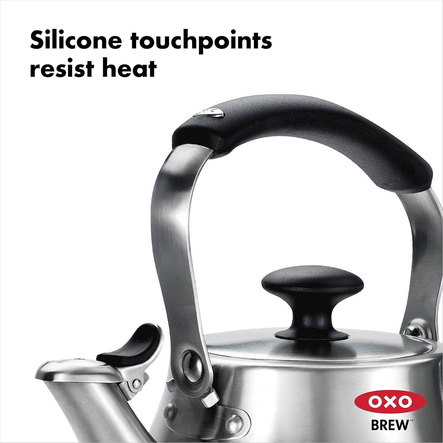 OXO BREW Classic Tea Kettle Brushed Stainless Steel D725715