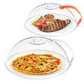 2 Pack Microwave Splatter Cover, Microwave Cover for Foods, BPA Free Microwave Plate Cover Guard Lid with Adjustable Steam Vents Keeps Microwave Oven Clean Dishwasher Safe