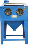 Abrasive Blast Cabinet 90 Gallon with Dust Collection Reclaimer System Floor Sandblasting&Sandblaster Cabinet for Rust Grime Paint Removing
