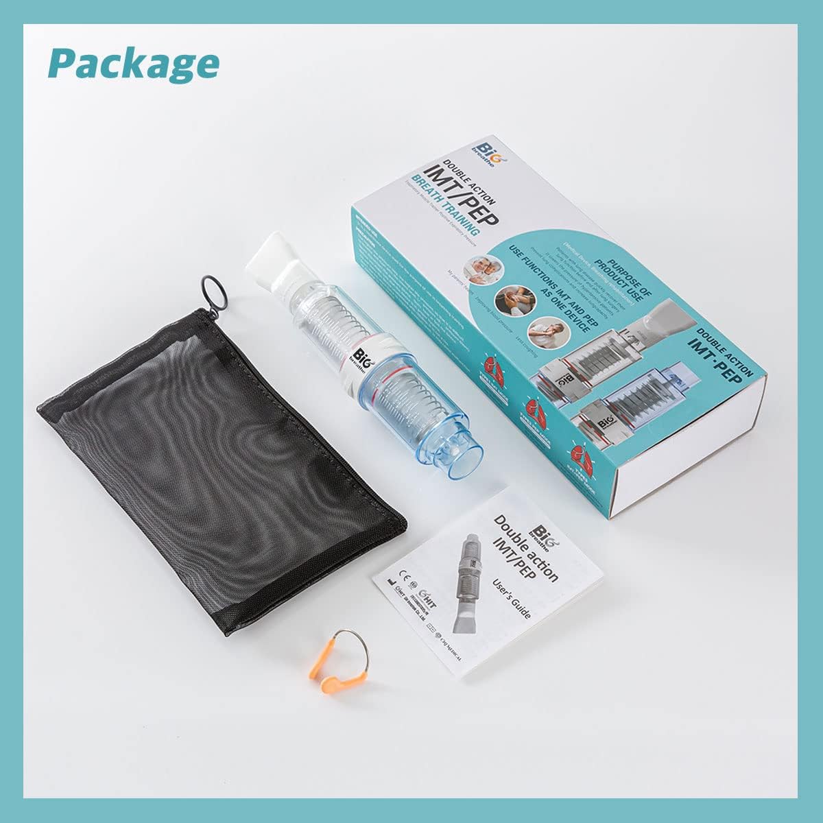 Bigbreathe IMT/PEP Three-Mode Breathing Exerciser for Seniors Z668080