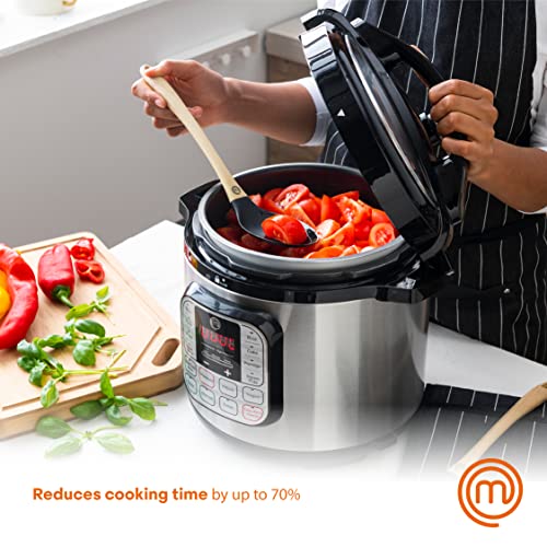 MasterChef Electric Pressure Cooker 6 Qt 10 in 1 Multicooker T6531