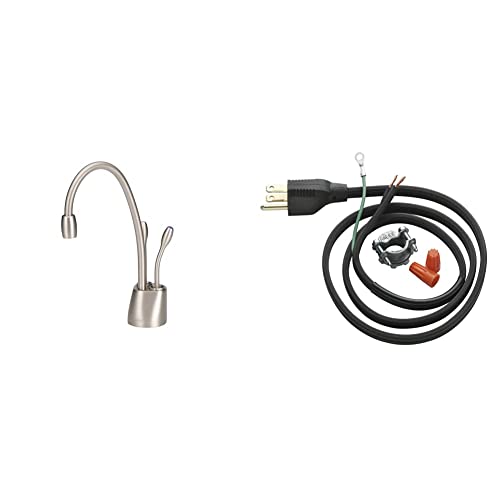 InSinkErator Contemporary Instant Hot and Cold Water Dispenser Faucet, Satin Nickel, F-HC1100SN