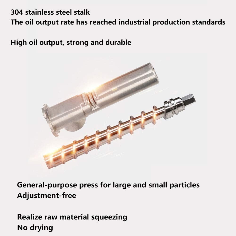 Commercial Oil Press Machine 304 Stainless Steel Nut Oil Extractor 610W Y323847