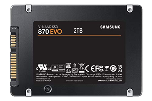 SAMSUNG 870 EVO 2.5 Inch SATA III Internal SSD U53211