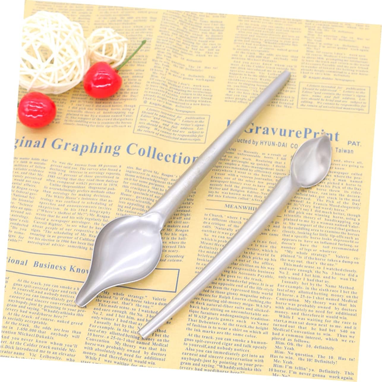 DECHOUS 4 Pcs Stainless Steel Chocolate Spoons for Baking Z840444