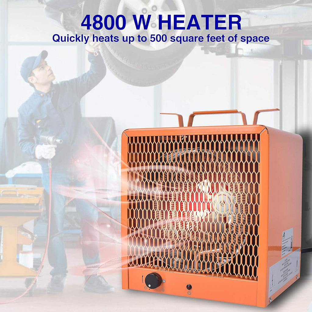 Industrial Heater 240V 4800W Portable Garage Electric Heater with Thermostat Y201232