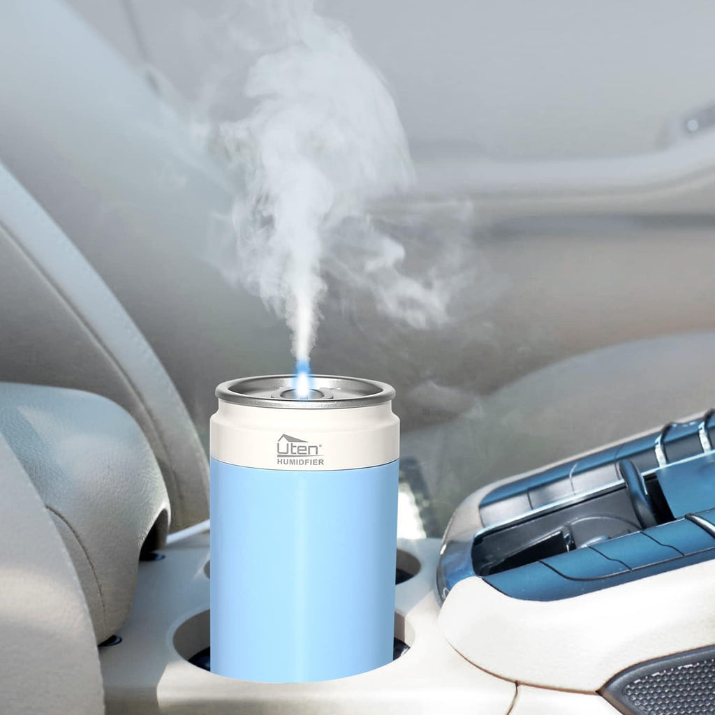 Portable USB Humidifier for Bedroom, Home, Office, Car, 2 Mist Modes, Night Light U564