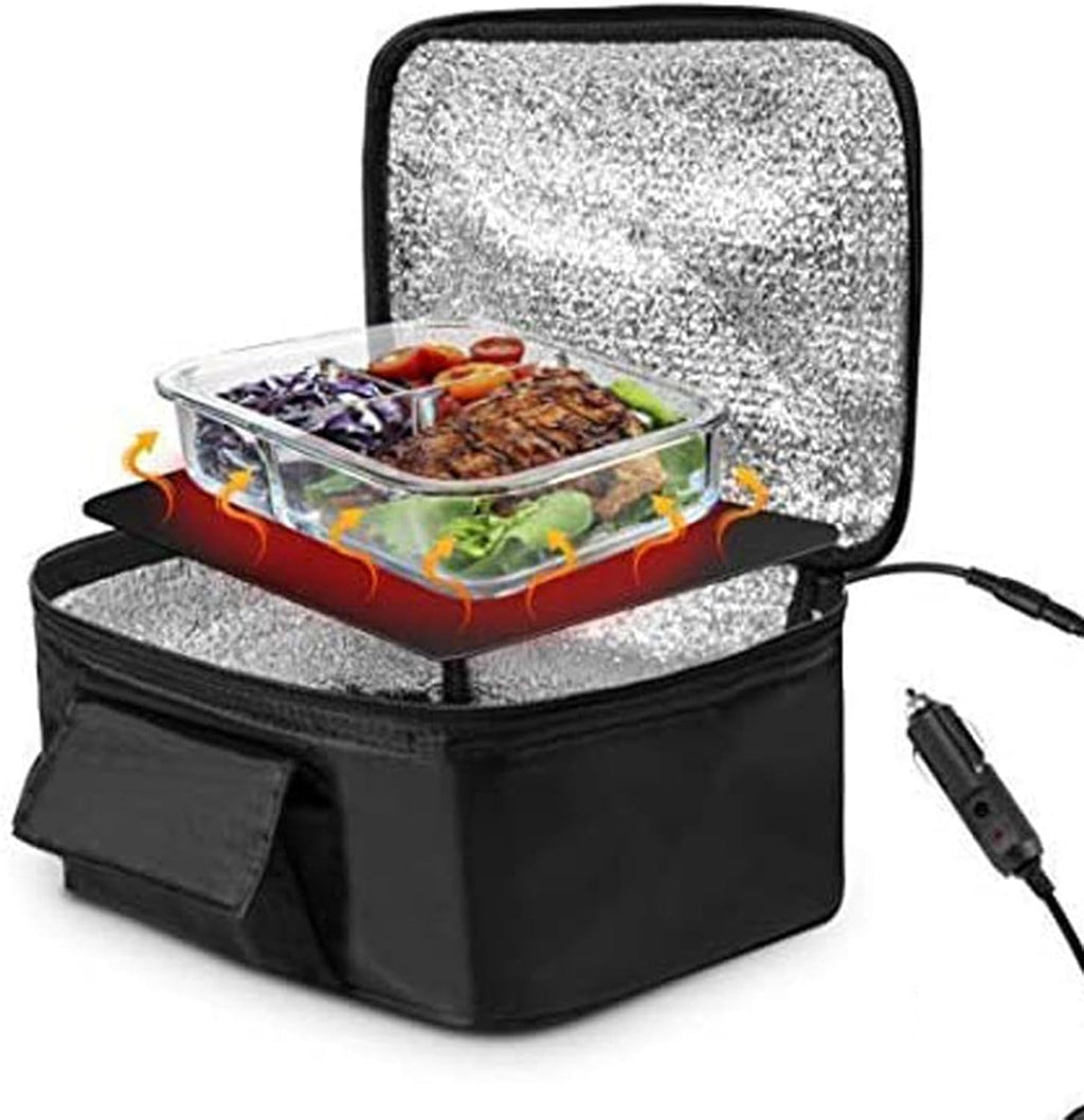 Portable Oven | Car Heating Lunch Box, Camping Food Warmer 12v, Portable Oven 12v, Personal Food Warmer For Car, Electric Slow Cooker For Road Trip, Family Gathering Portable Oven