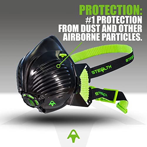 Stealth Respirator Dust Mask with Filter for Welding & Construction R730