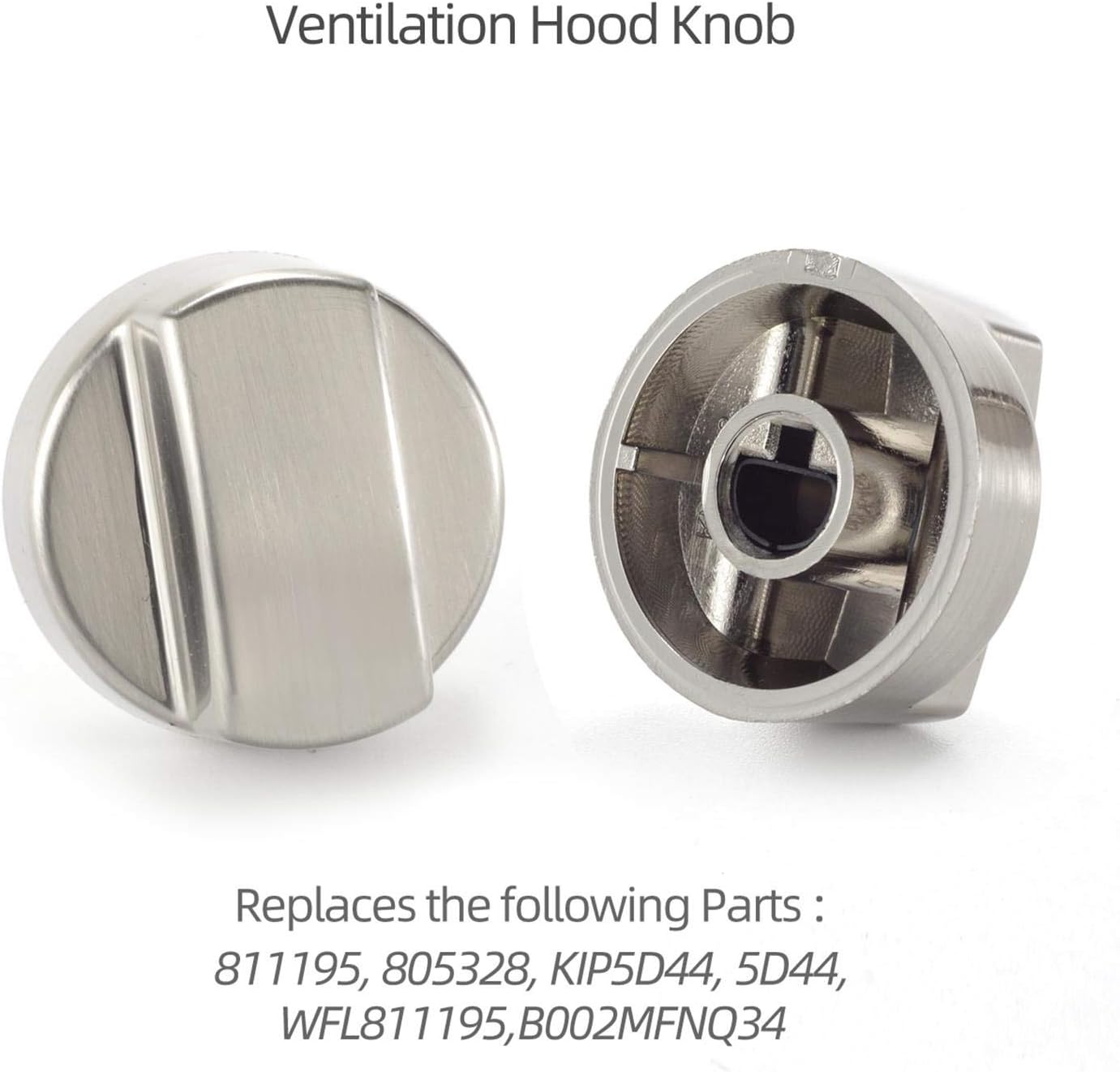 Wolf Hood Knob Replacement 2 Pack for Sub-Zero Pro Ventilation R684
