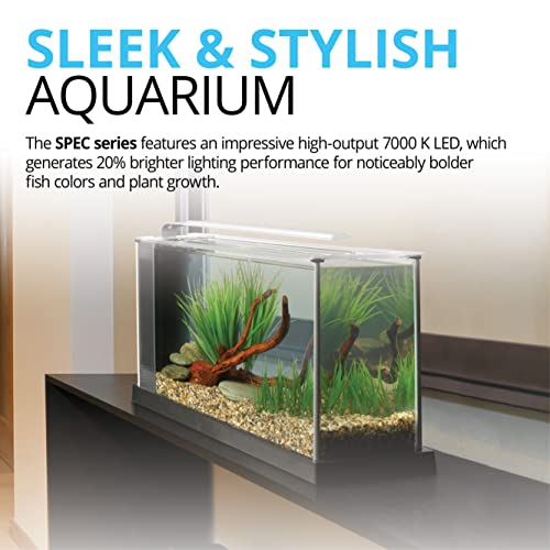 Fluval SPEC Freshwater Aquarium Kit with LED Lighting and 3-Stage Filtration M9441