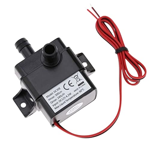 DC 12V Submersible Pond Pump 240L/H Ultra Quiet Brushless T634615