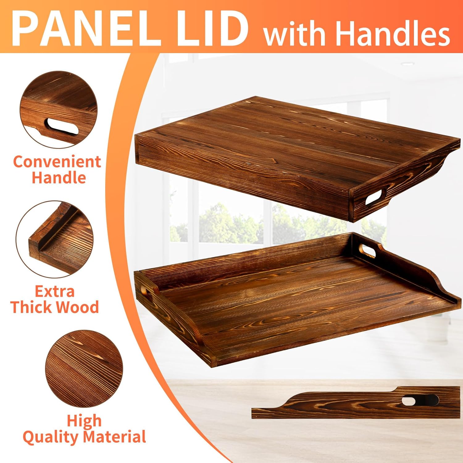 Wood Stove Top Cover Board 30 x 22 x 3.4 Inches for Glass Top Stove A9616