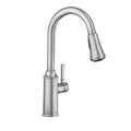 Moen 87801SRS Conneaut One-Handle Pulldown Kitchen Faucet with Reflex and Power Clean, Spot Resist Stainless