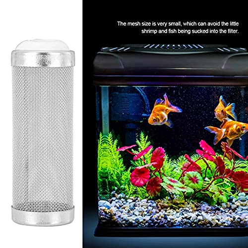 Stainless Steel Aquarium Filter Intake Mesh Guard for Shrimp and Fish T4429