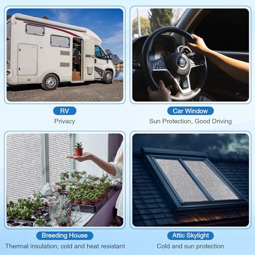 RV Door Window Insulation Kit Double Reflective Foil Thermal Insulation Y9838