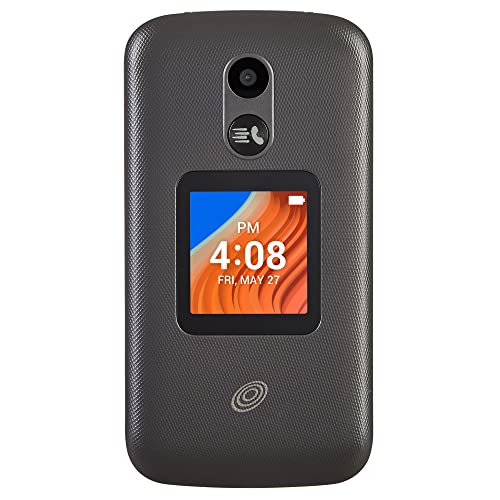 TracFone TCL Flip 2 8GB Black Prepaid Flip Phone A3376