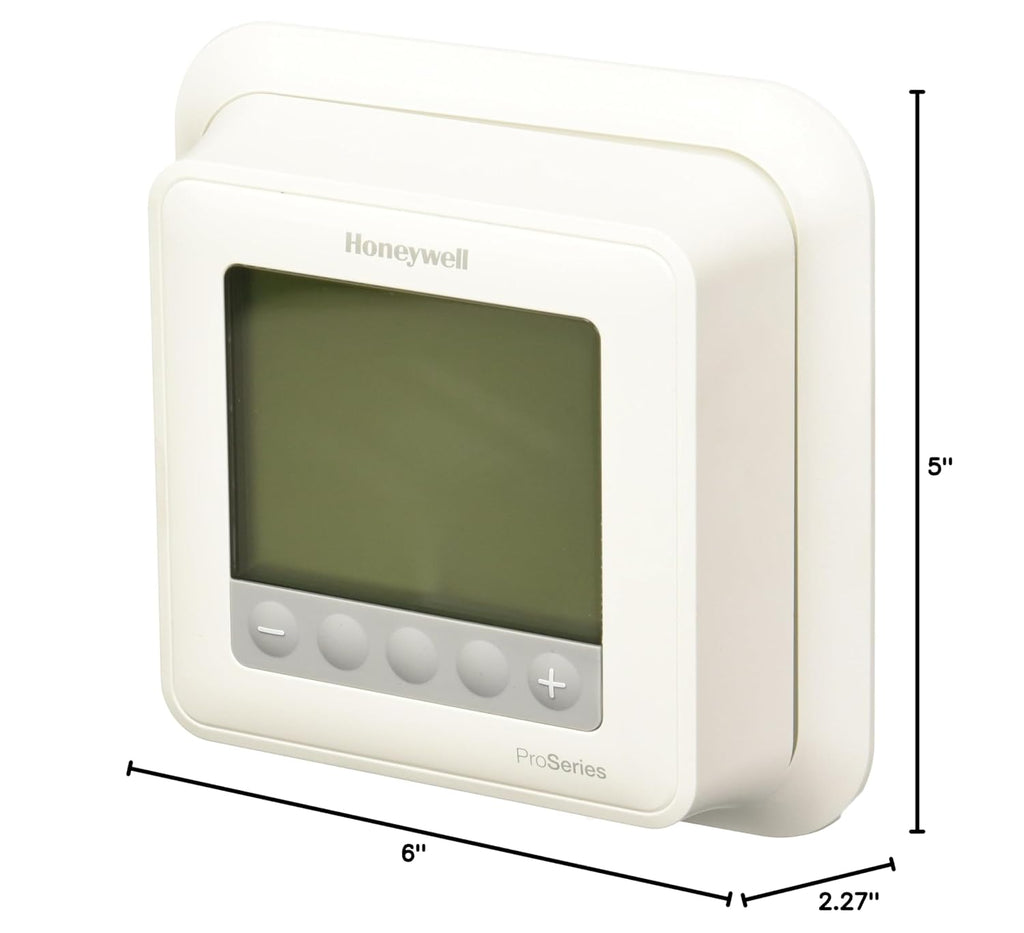 Honeywell TH6320U2008/U T6 Pro Programmable Thermostat, 2 Heat / 1 Cool S54396
