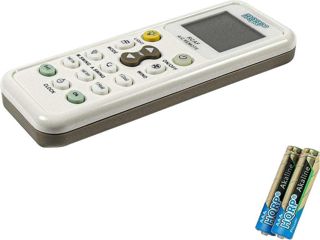 HQRP Universal Remote Control Compatible with Fedders AZ7R24E7A AZ7T08W2A AZ7T10W7A AZ7T12W2A AZ7T12W7A AZ7Y12F2A AZHP12D2A Air Conditioner