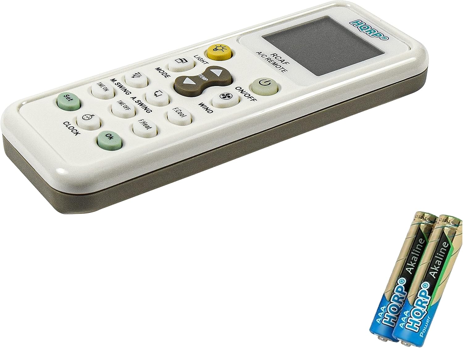 HQRP Universal Remote Control Compatible with Fedders AZ7R24E7A AZ7T08W2A AZ7T10W7A AZ7T12W2A AZ7T12W7A AZ7Y12F2A AZHP12D2A Air Conditioner