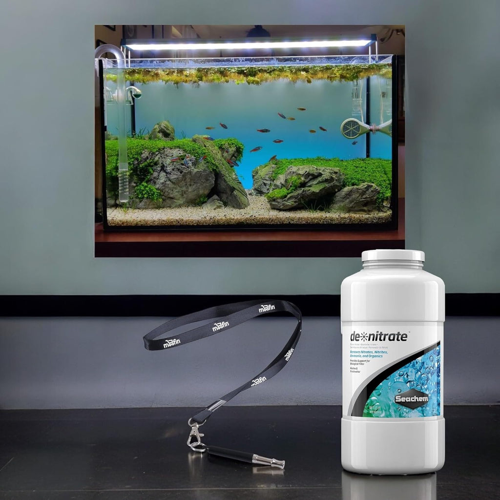 Denitrate Nitrate Remover for Aquarium Freshwater, 1.7 lbs, with Moofin SS Pet Training Whistle T78294