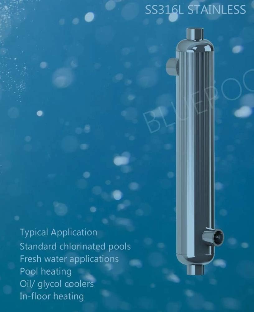 Stainless Steel Tube & Shell Heat Exchanger for Pools and Spas P155
