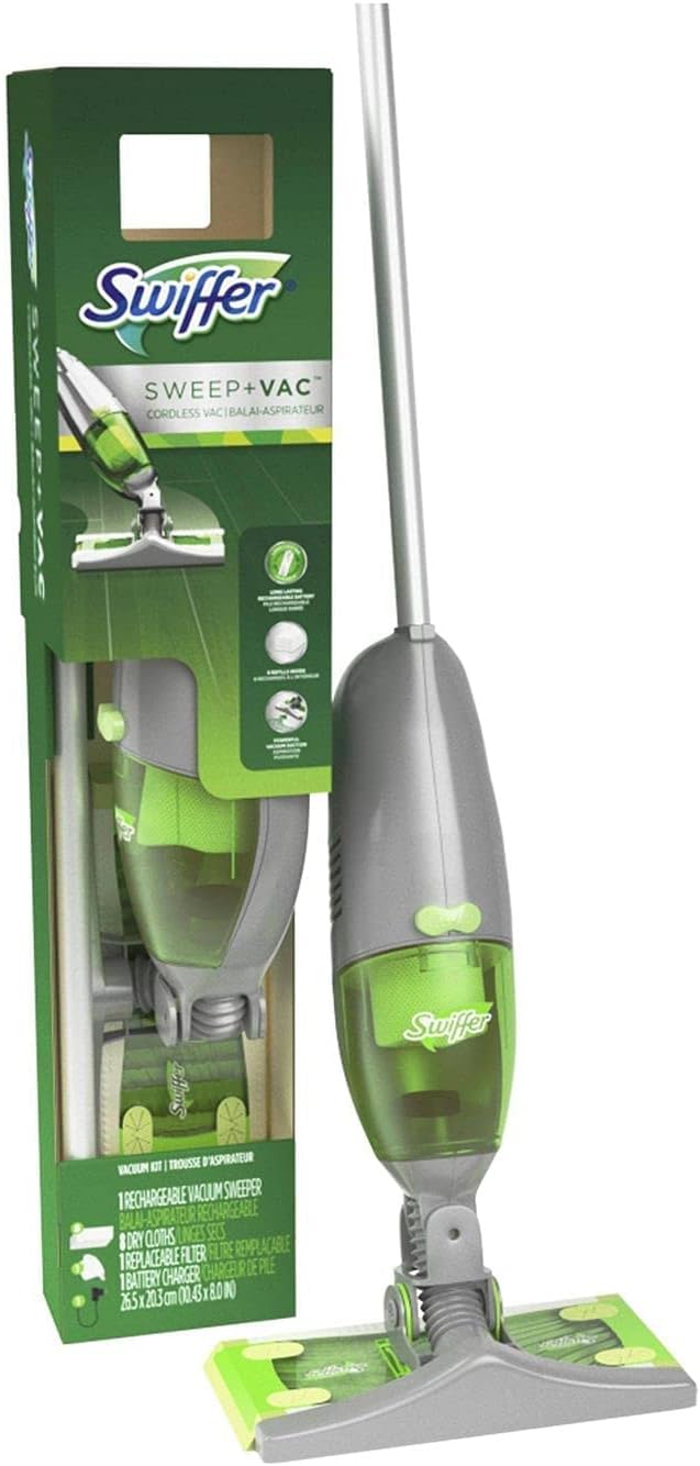 Swiffer Sweep + Vac Bagless Stick Vacuum and Floor Cleaner K567256