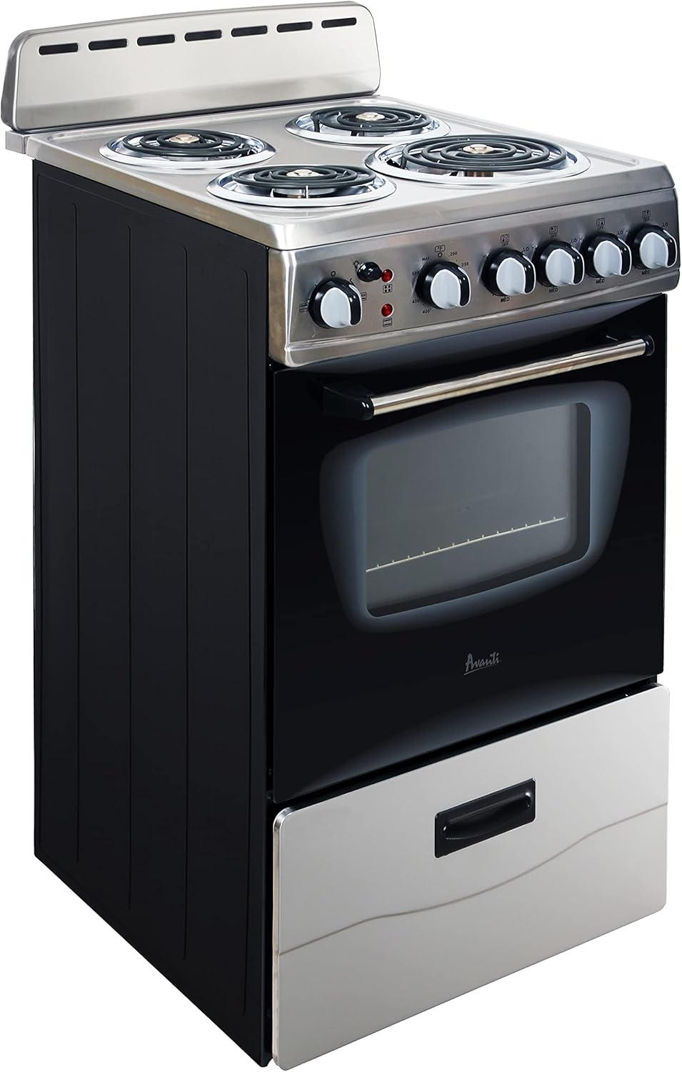 Avanti ERU200P3S 20" Electric Range Oven, Stainless Steel U8536