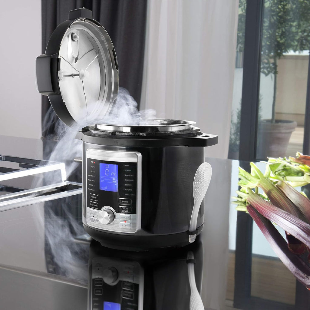 Megachef 6 Quart Stainless Steel Electric Digital Pressure Cooker T541933