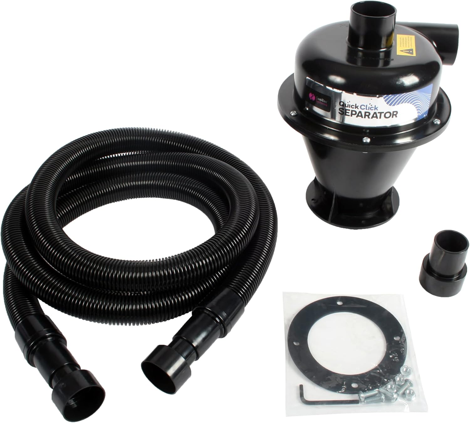 Cen-Tec Systems 97514 Quick Click Dust Collection Separator, Black