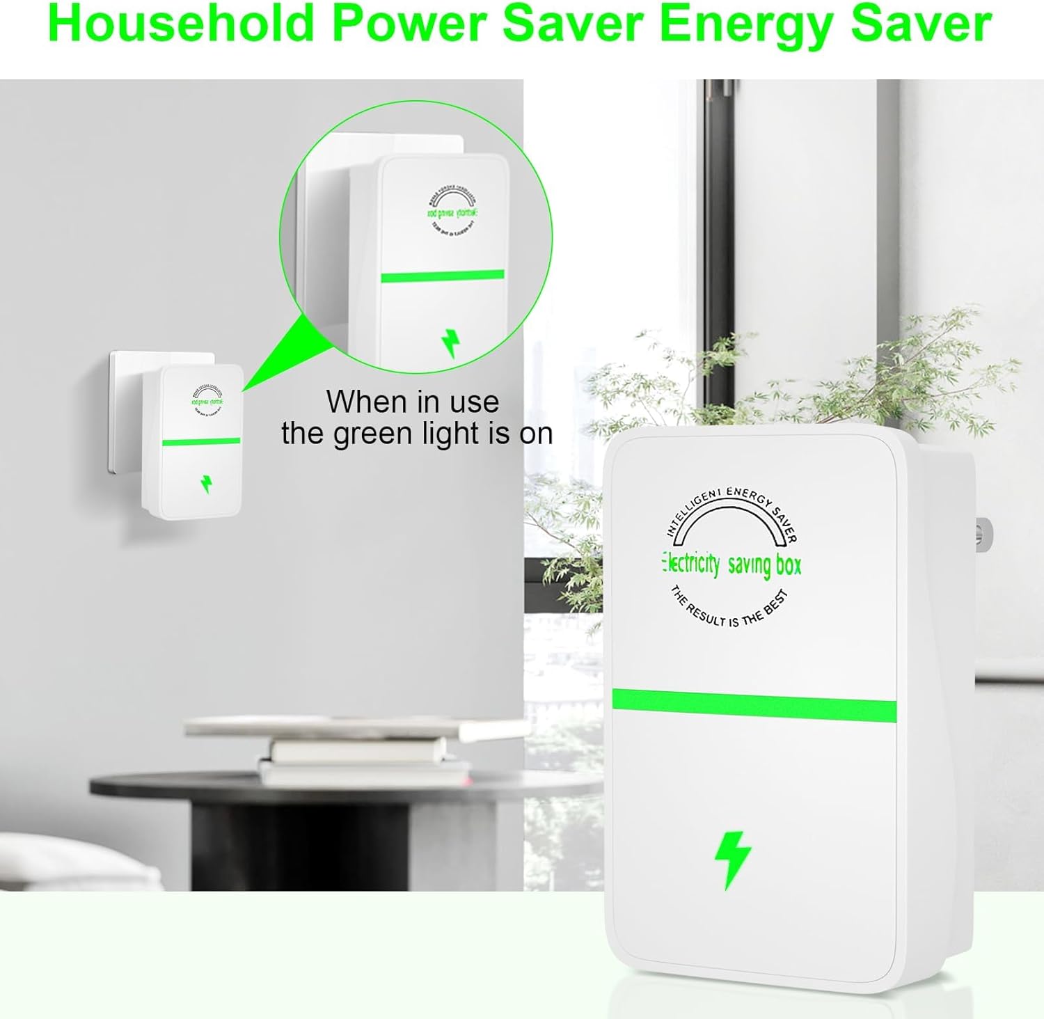 Power Saver Pro Energy Saving Device US Plug 6 Pack B80912