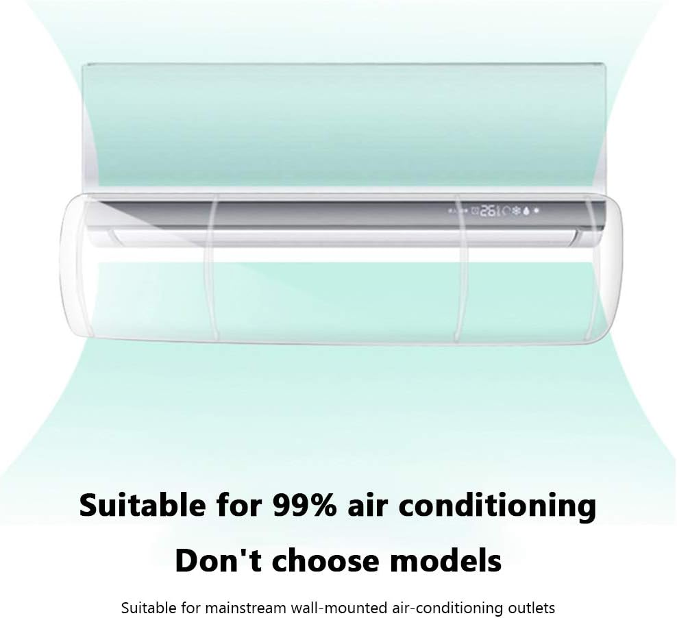 Invisible Air Conditioner Windshield, Transparent Anti-Direct Blowing Wall-Mounted U206