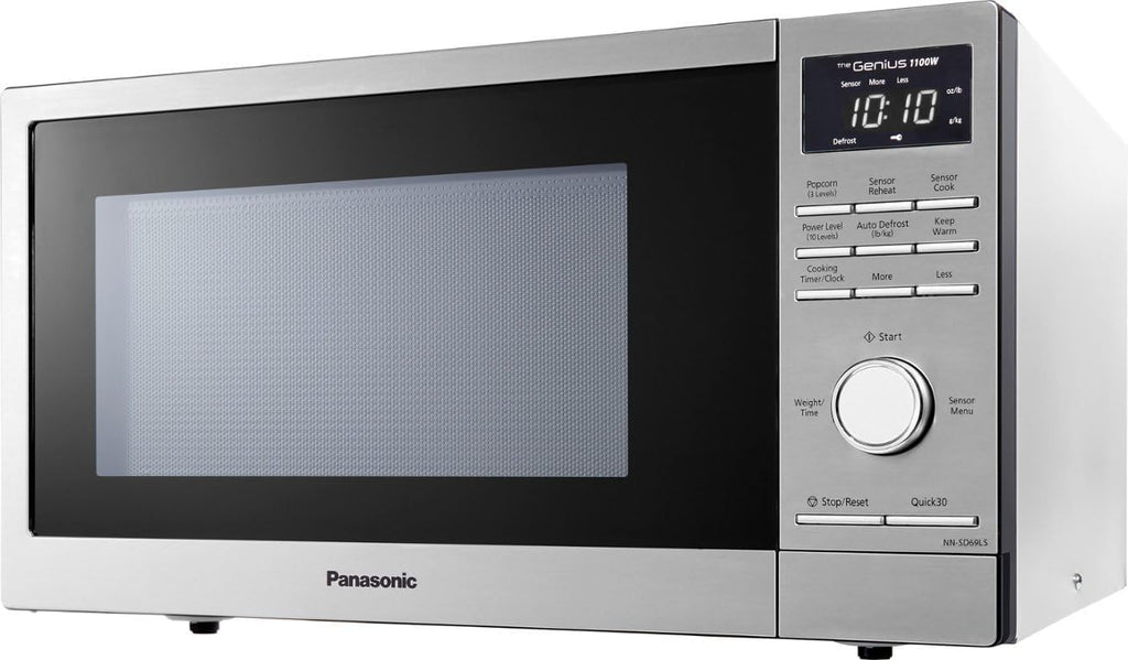 Panasonic NN-SD69LS 1100W Microwave with Sensor Cook, Stainless Steel D855