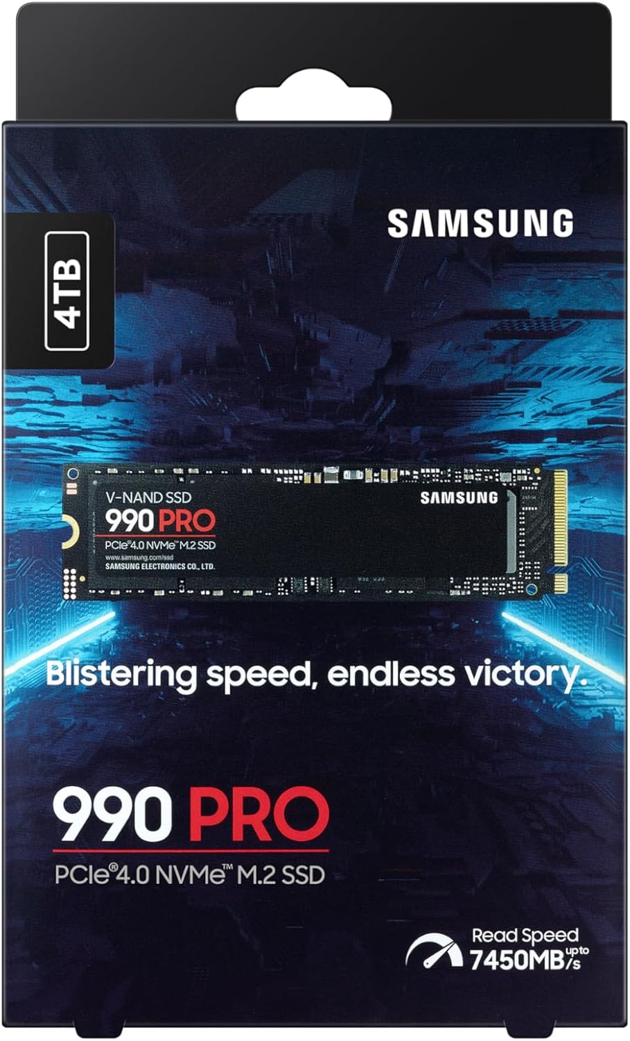 Samsung 990 PRO NVMe M.2 SSD 4TB PCIe 4.0 Internal Solid State Drive N105849