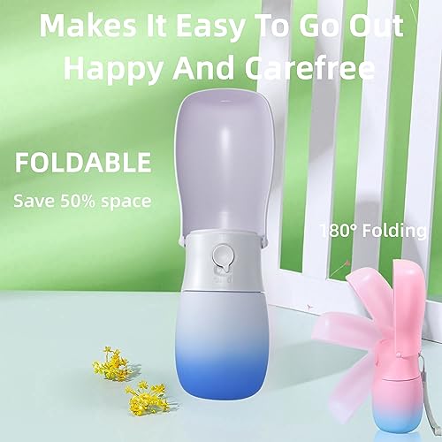 Portable Dog Water Bottle with Activated Carbon Filter, Leak Proof, 10 oz M66324