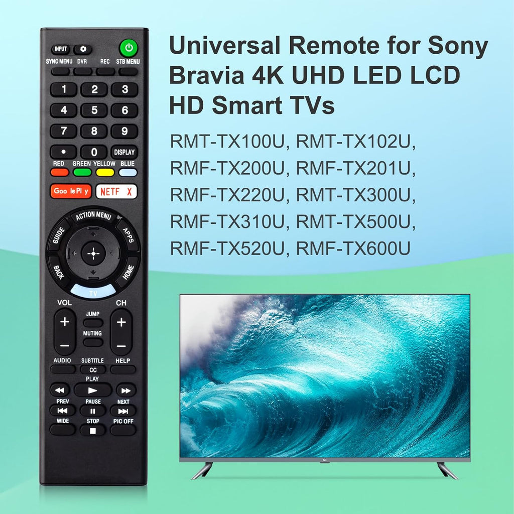 Universal Replacement Remote for Sony TV and Bravia TVs G87864
