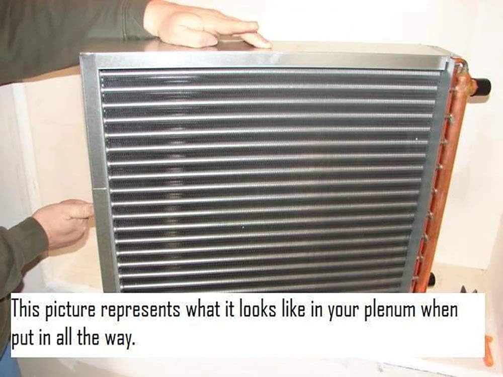 36x36 Water to Air Heat Exchanger with Copper Ports and Install Kit L7745