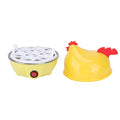 Multifunctional Egg Cooker, Automatic Shut Off Rapid Egg Boiler Safe and Reliable with Measuring Cup for Breakfast