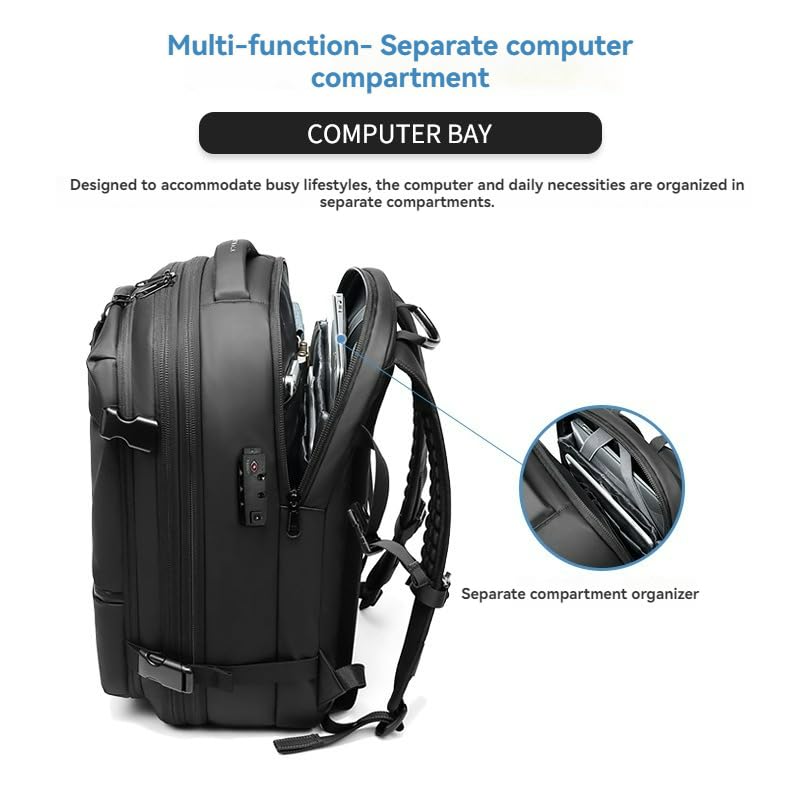 Vacpack Anti Theft Travel Backpack Water Resistant C218091