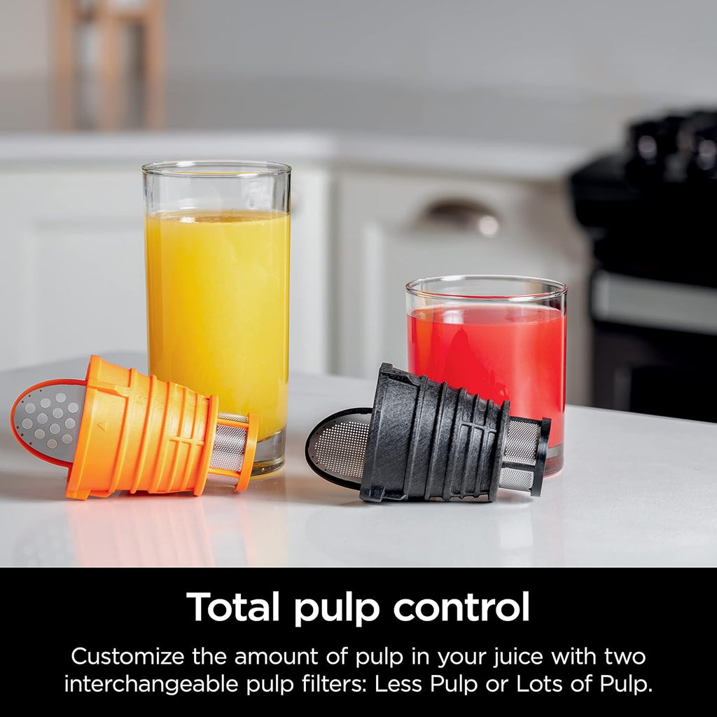 Ninja JC151 NeverClog Cold Press Juicer, Total Pulp Control, Dishwasher Safe X162