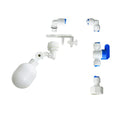 1/4 inch Plastic Adjustable Tube Float Valve Kit for Aquarium Water purifiers , Auto Water Filler Controller Auto-top-Off System, RO Water Reverse Osmosis System