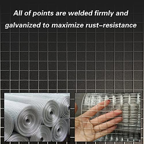 53Gauge Hardware Cloth 1/2 inch Galvanized Welded Wire Mesh Roll G335675