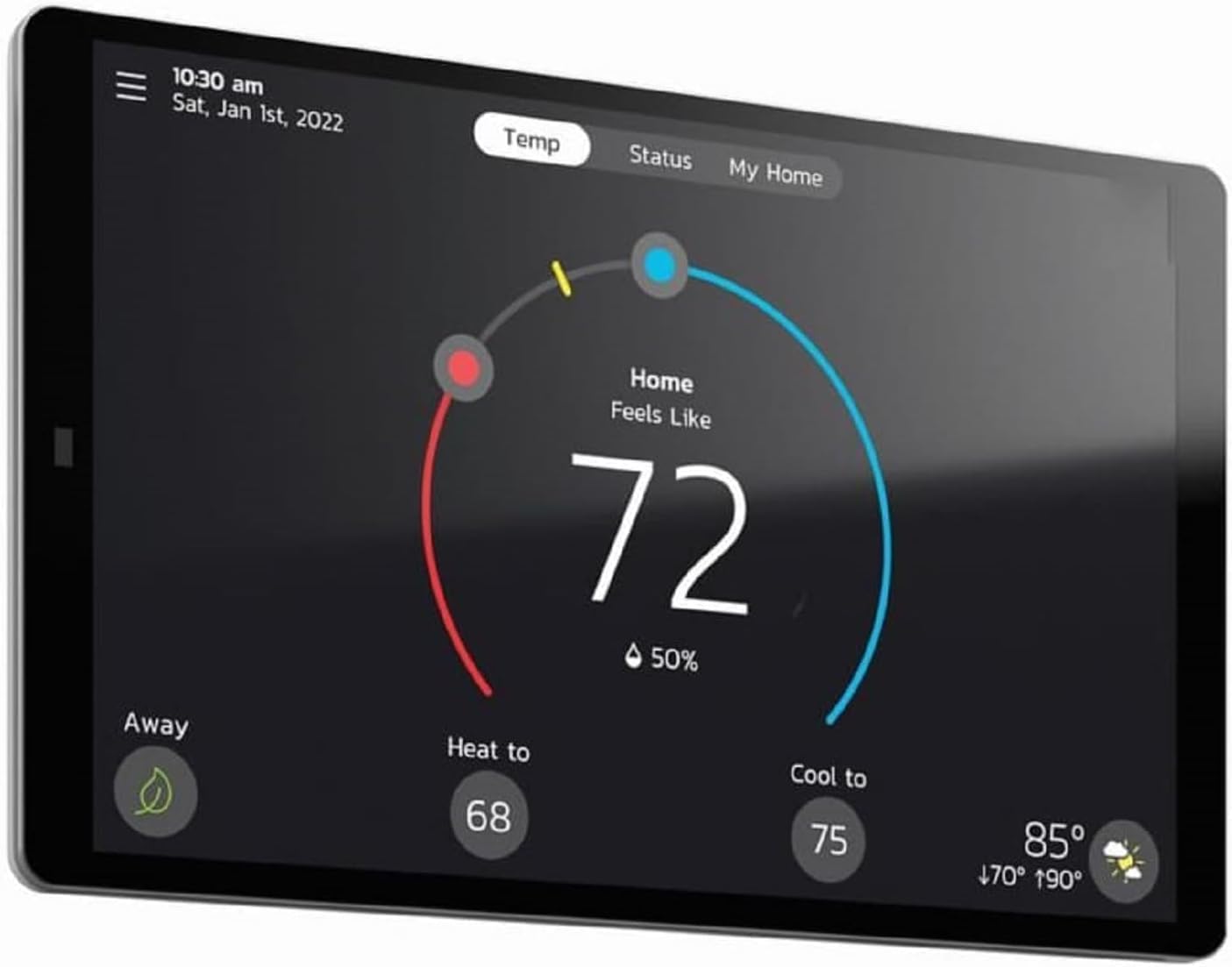 Lennox S40 (22V24) Smart Thermostat, Touchscreen, WiFi, Alexa Enabled A118