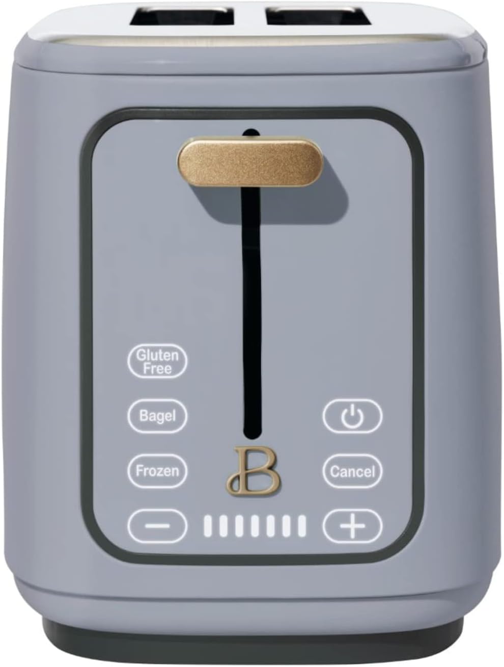 Beautiful 2 Slice Touchscreen Toaster, Oyster Gray by Drew Barrymore (blue)