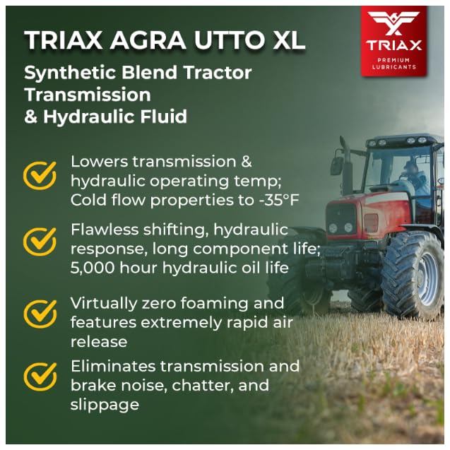 TRIAX Agra UTTO XL Synthetic Blend Tractor Transmission and Hydraulic Oil N109928
